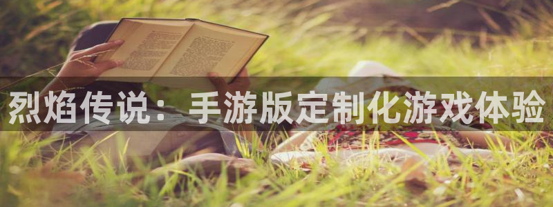 巅峰国际官网：烈焰传说：手游版定制化游戏体验