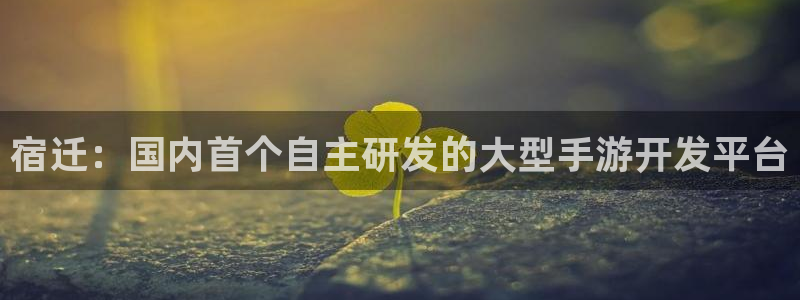 巅峰国际注册：宿迁：国内首个自主研发的大型手游开发平台