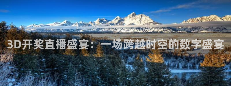 qy球友会体育网址：3D开奖直播盛宴：一场跨越时空的数字盛宴
